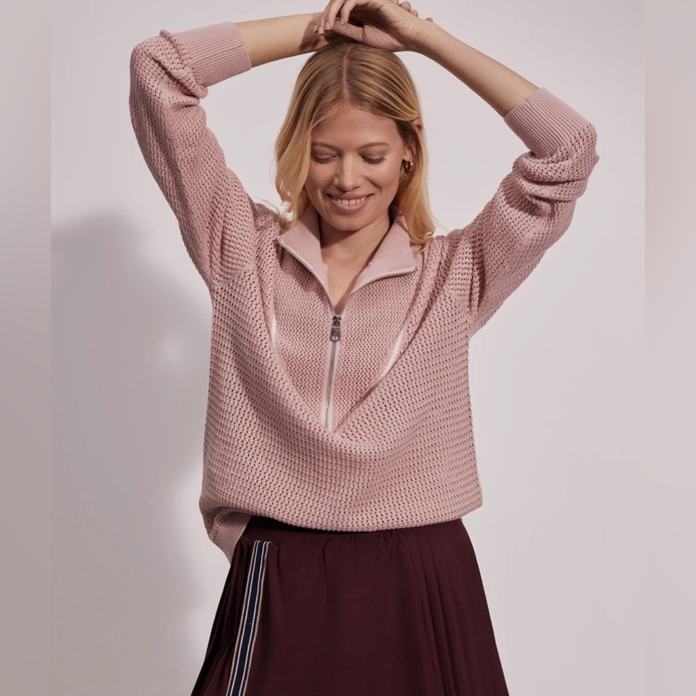 NWT Varley Calva Half-Zip Knit - Picture 2 of 7